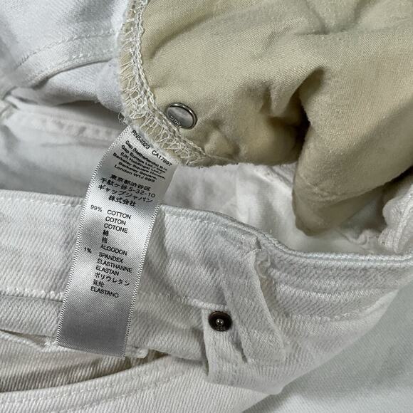 Gap Skinny Roll Up 1969 Size 8/29 White Jean Pants Womens 99% Cotton 1% Spandex - Picture 10 of 10